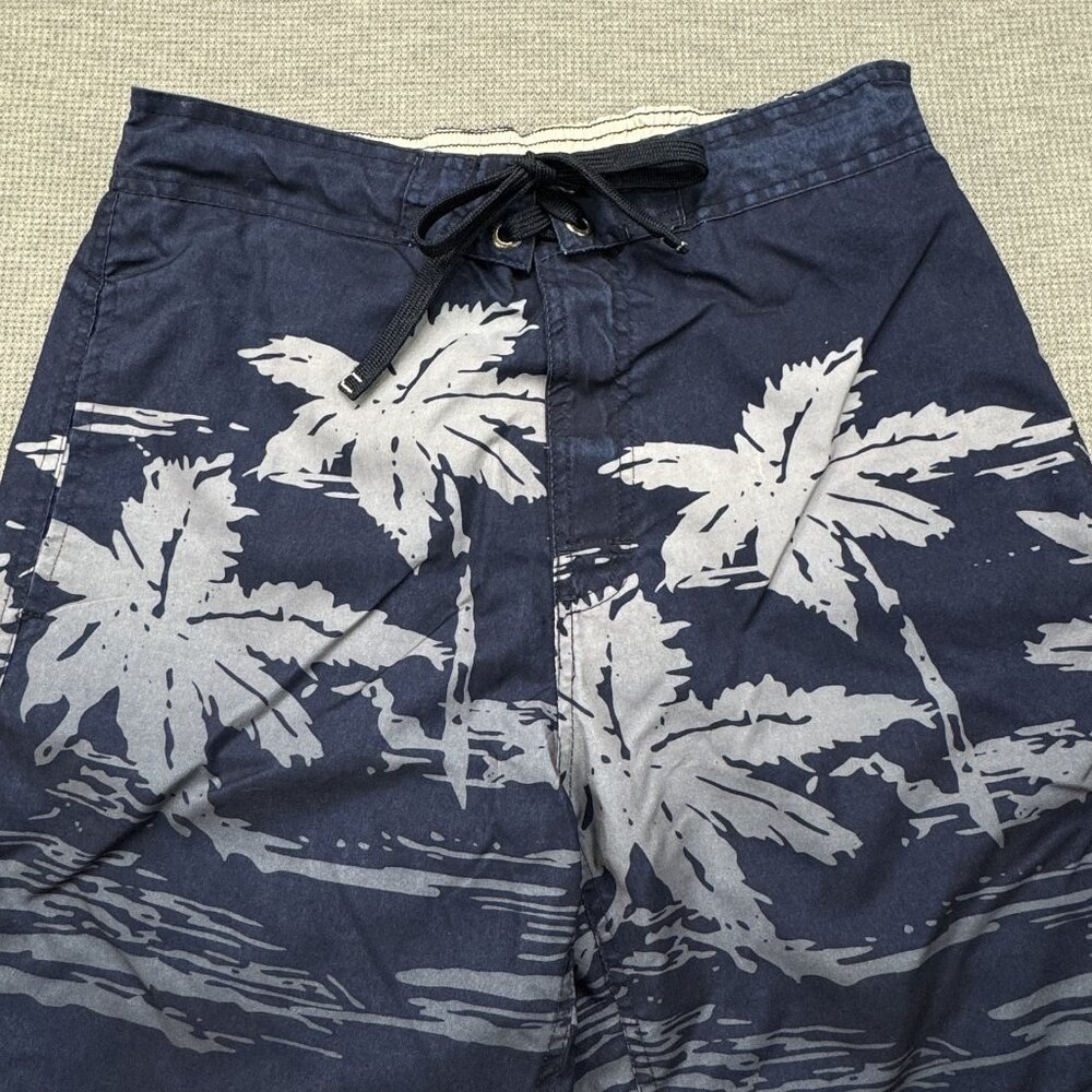 US Polo Assn Mens Dark Blue Hawaiian Board Shorts Swimwear Fully Lined Size L - Picture 5 of 12